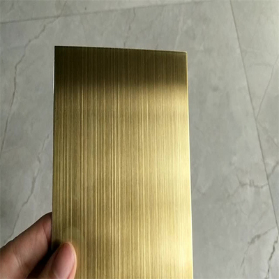 EN Ss304 ステンレスシート メタルヘアライン 0.8mm 完成品 冷凍 1000*2000mm