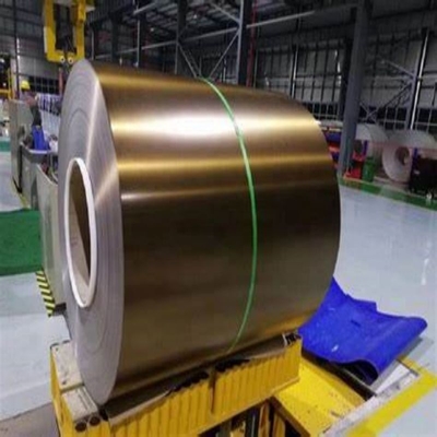 金表面の304ステンレス鋼のコイル1219mmの幅0.2mmの厚さの装飾の使用