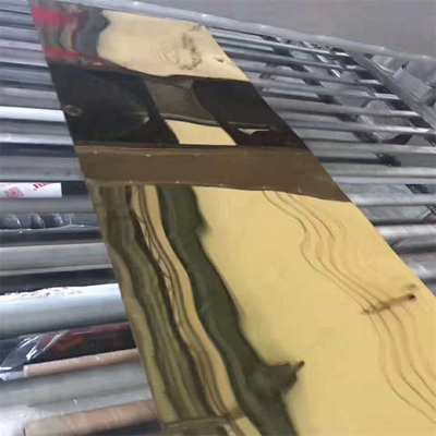 着色されたステンレス鋼は304金表面の0.2mmを広げる厚さによってカスタマイズされたサイズが冷間圧延した