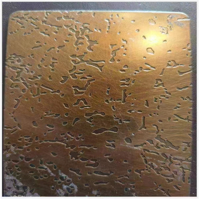 着色されたステンレス鋼は304金表面の0.2mmを広げる厚さによってカスタマイズされたサイズが冷間圧延した