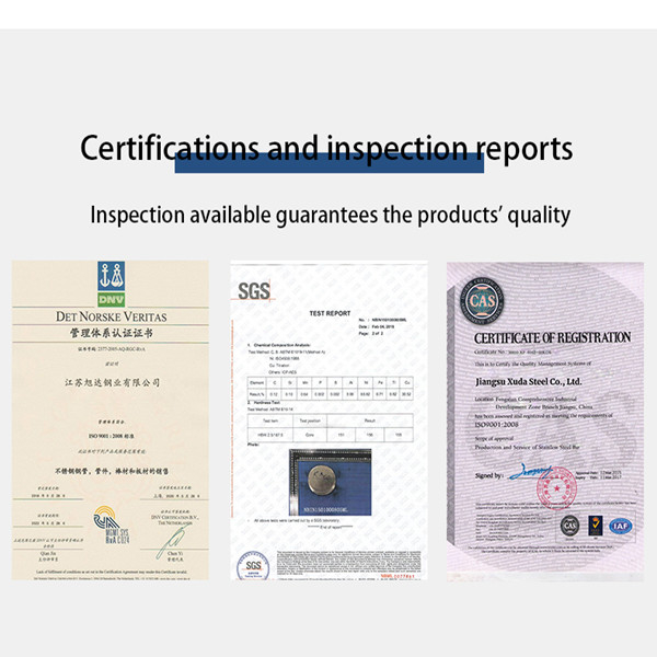 Jiangsu Xuda Steel Industry Co., LTD 品質管理